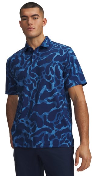 Under Armour Matchplay Printed herr polo, aegean blue