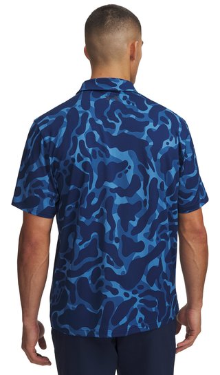 Under Armour Matchplay Printed herr polo, aegean blue