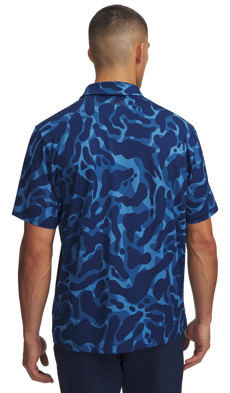 Under Armour Matchplay Printed herr polo, aegean blue