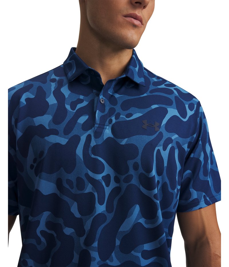 Under Armour Matchplay Printed herr polo, aegean blue