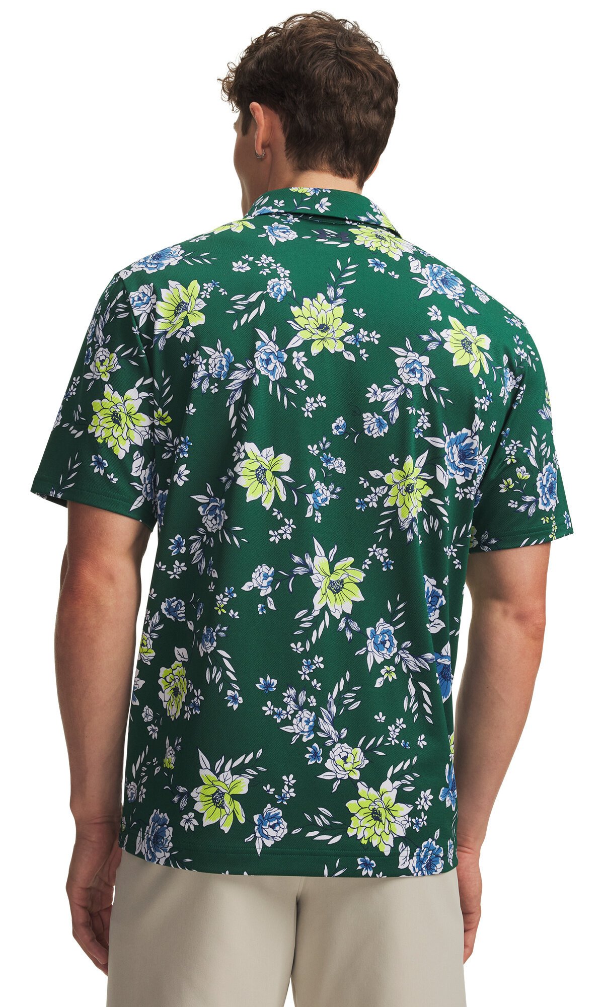 Under Armour Matchplay Printed herr polo, campus ivy