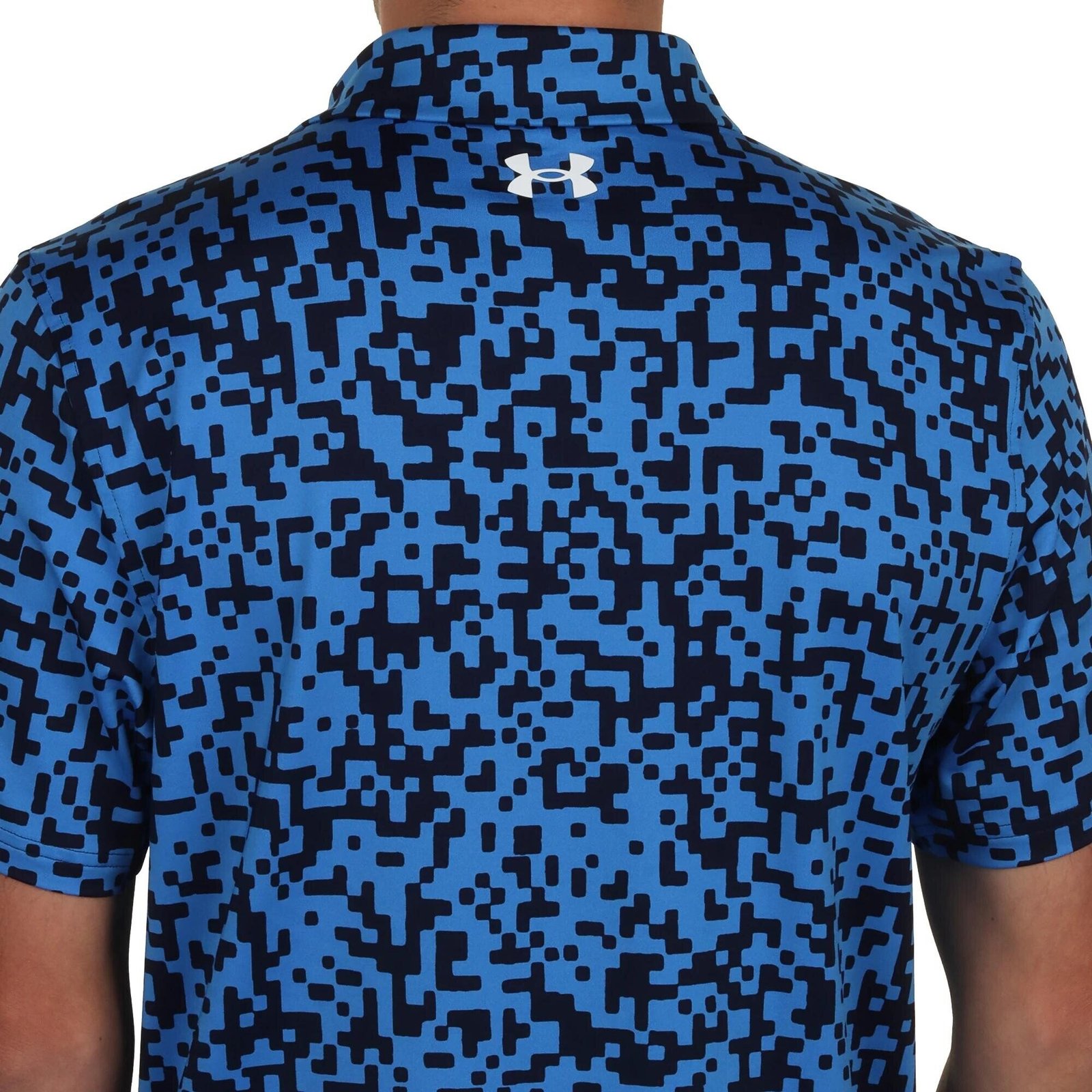 Under Armour T2G Printed herr polo, blue atlantis