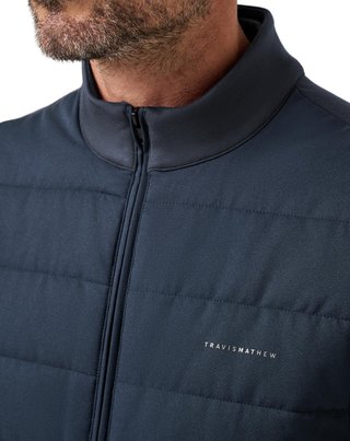 Travis Mathew Point Of Sail herr väst, mood indigo