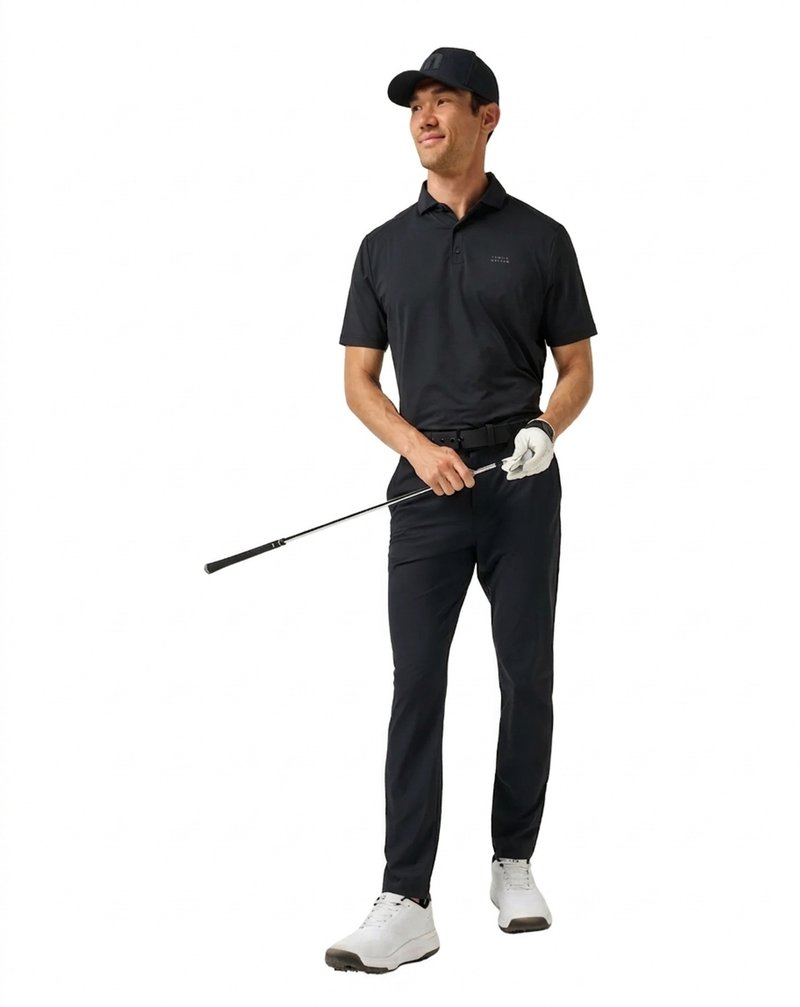 Travis Mathew Hero Hour Golf herr byxor, svart