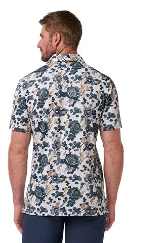Travis Mathew Featherweight Villa herr polo, vit