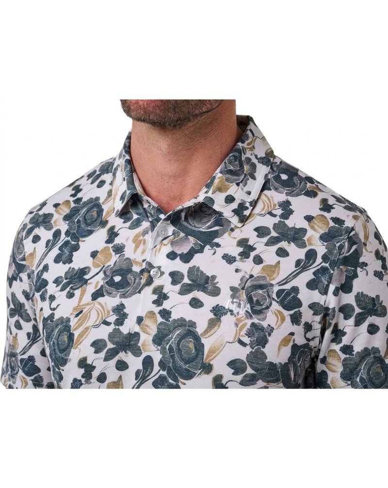 Travis Mathew Featherweight Villa herr polo, vit