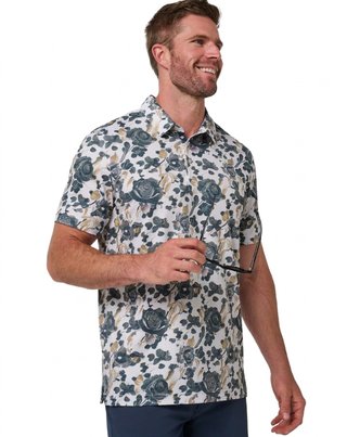 Travis Mathew Featherweight Villa herr polo, vit