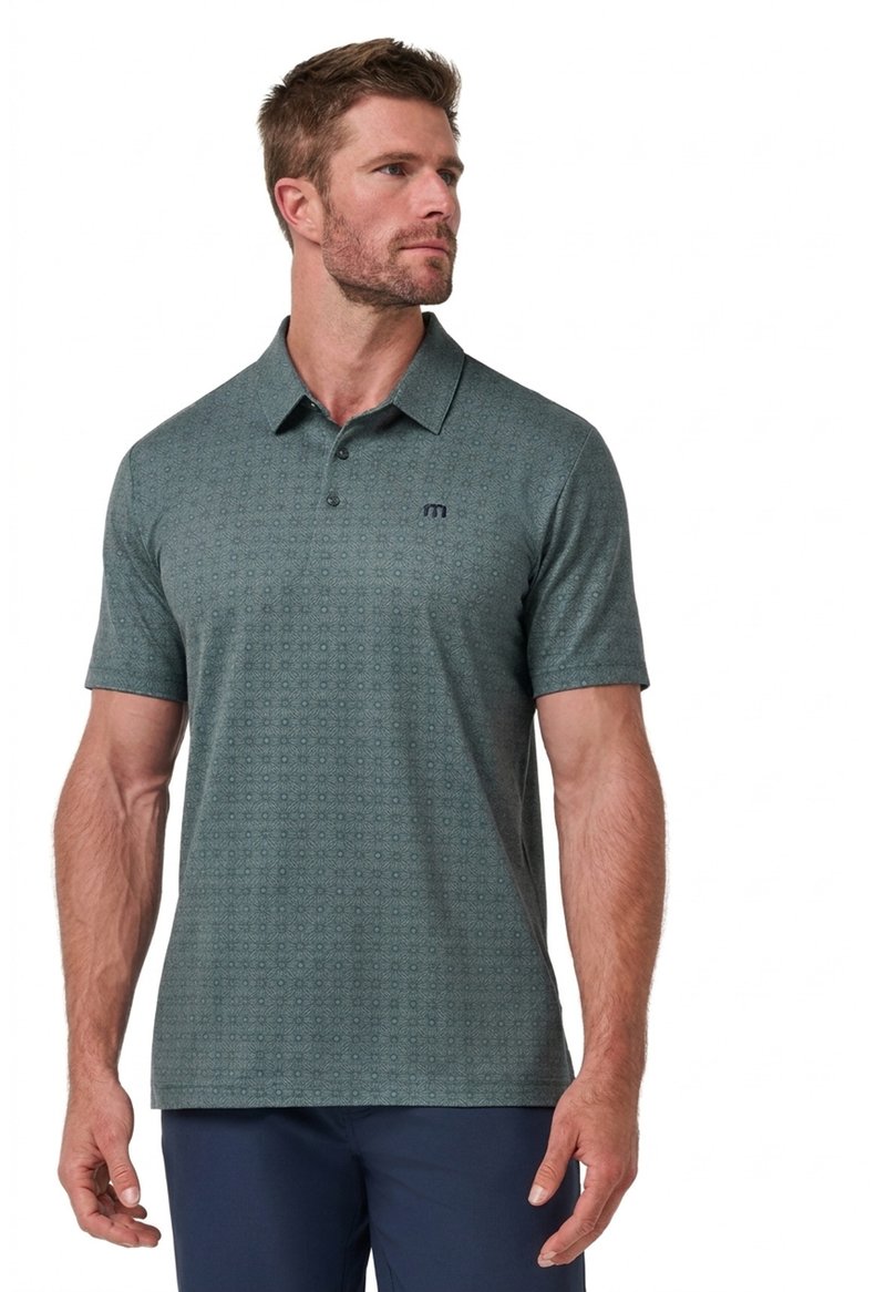 Travis Mathew Featherweight Trophy Ready herr polo, balsam green
