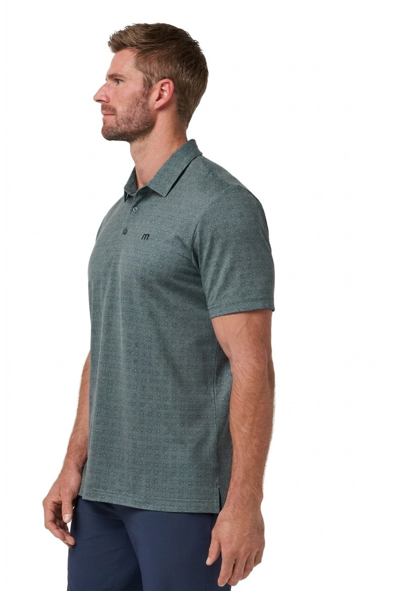 Travis Mathew Featherweight Trophy Ready herr polo, balsam green