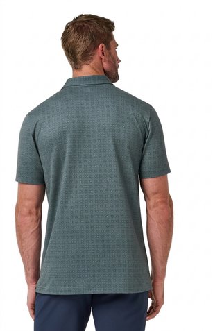 Travis Mathew Featherweight Trophy Ready herr polo, balsam green