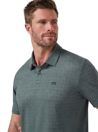 Travis Mathew Featherweight Trophy Ready herr polo, balsam green