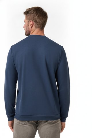 Travis Mathew TM Varsity Club Crew herr sweatshirt, total eclipse