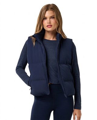 Travis Mathew Moontide Bonded 2.0 dam väst, navy blazer