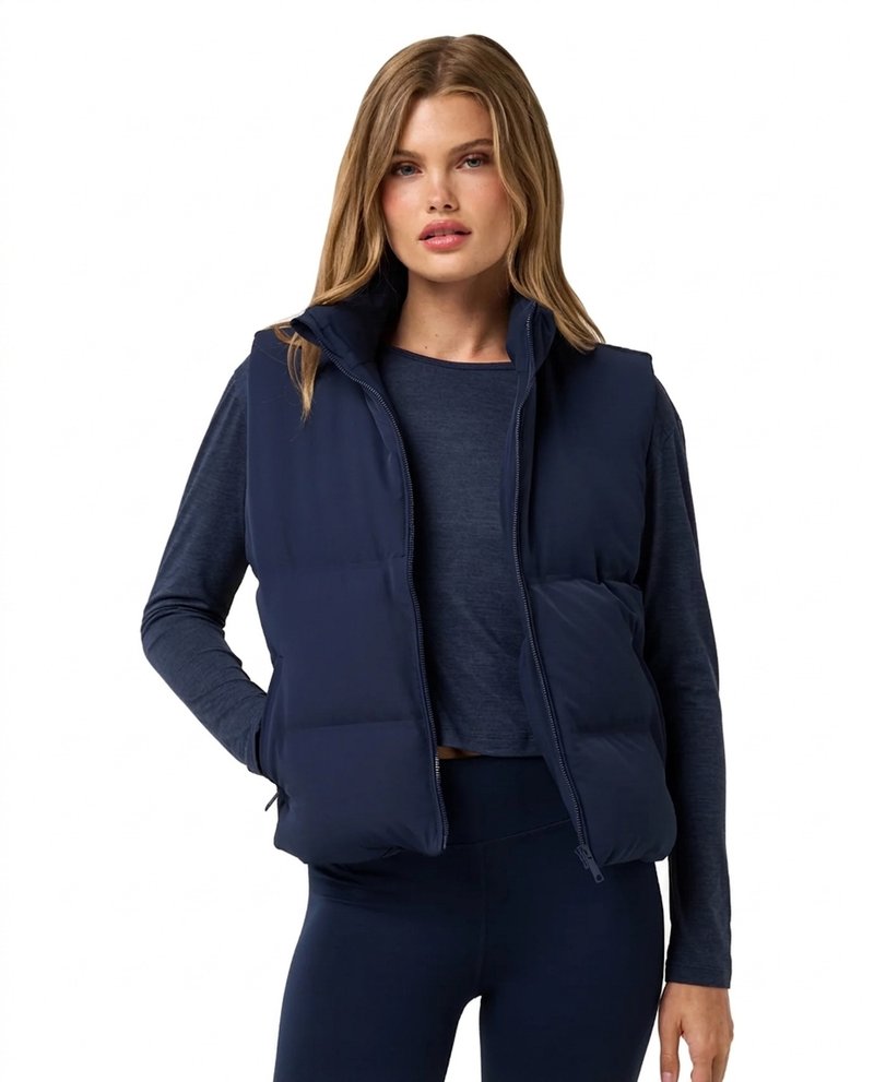 Travis Mathew Moontide Bonded 2.0 dam väst, navy blazer