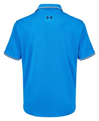 Under Armour Playoff 3.0 Rib herr polo, blue atlantis