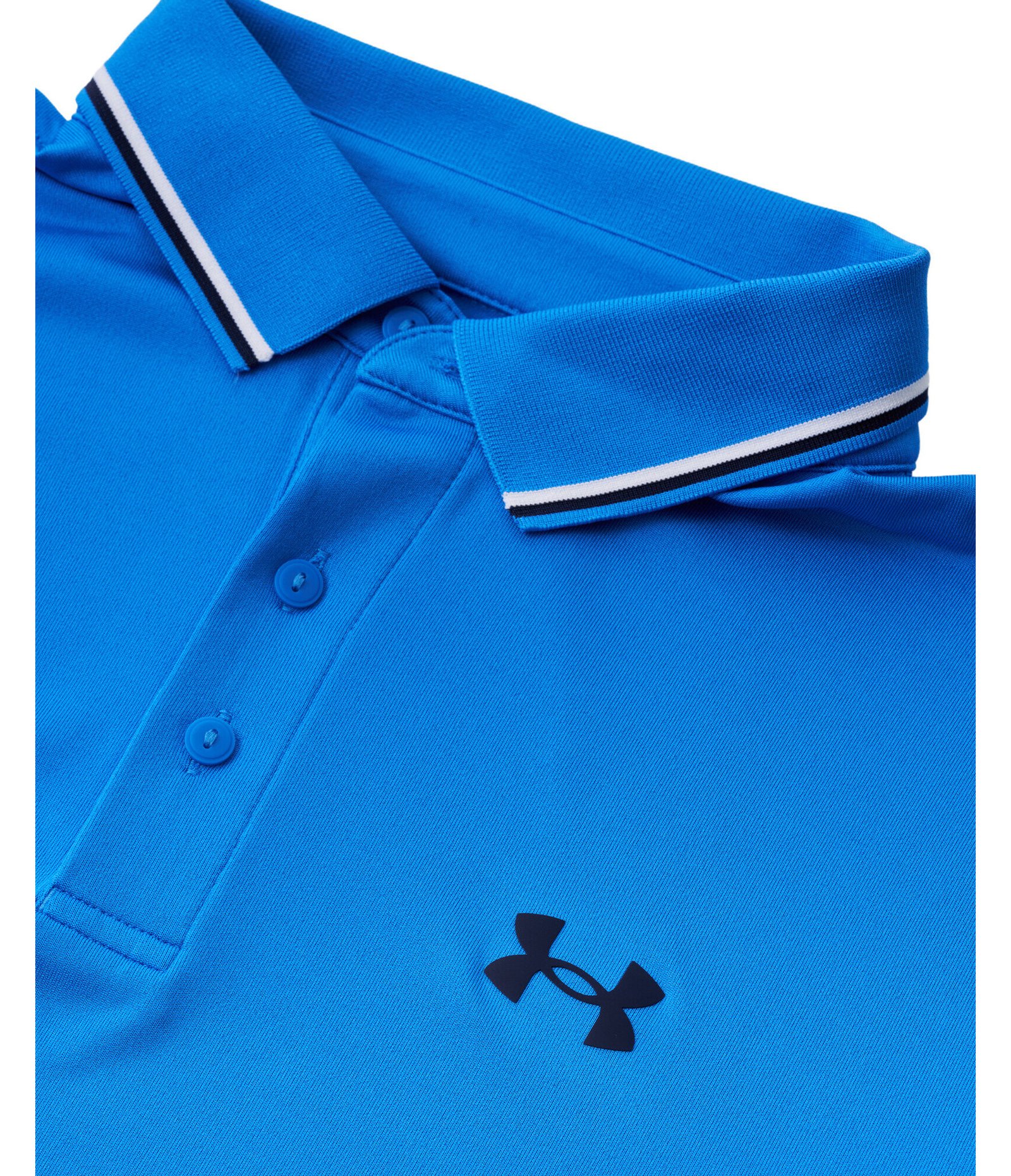 Under Armour Playoff 3.0 Rib herr polo, blue atlantis