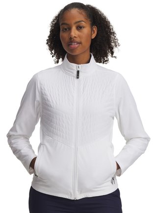 Under Armour Drive Pro FZ damjacka, vit/svart