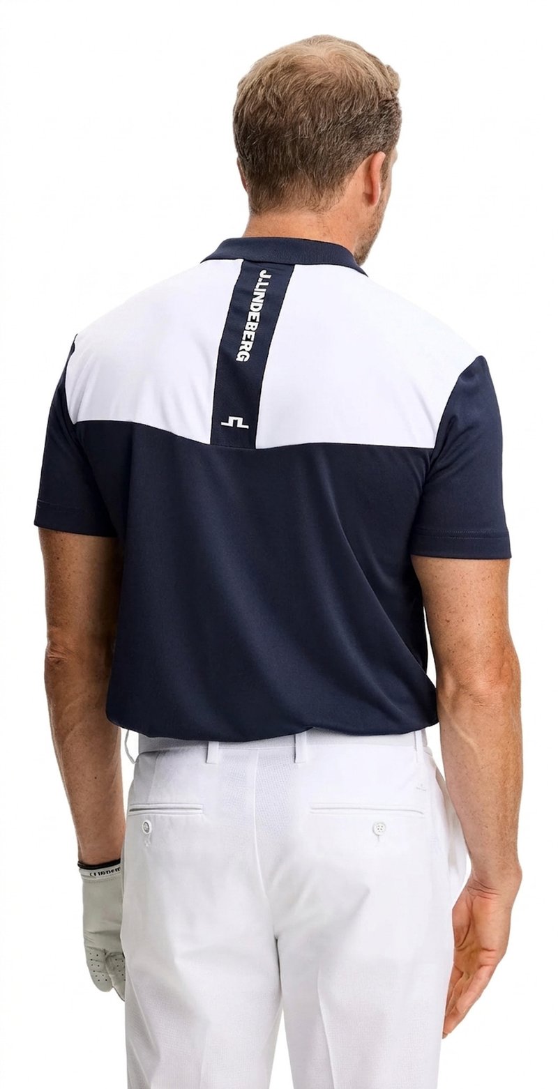 J.Lindeberg Calex herr polo, JLNavy
