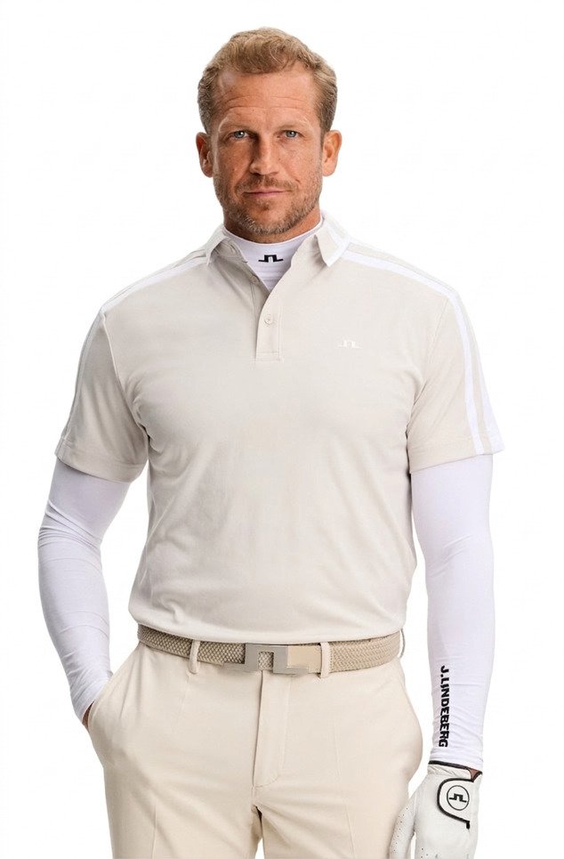 J.Lindeberg Bozak herr polo, moonbeam