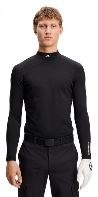 J.Lindeberg Ello Brushed herr top, svart