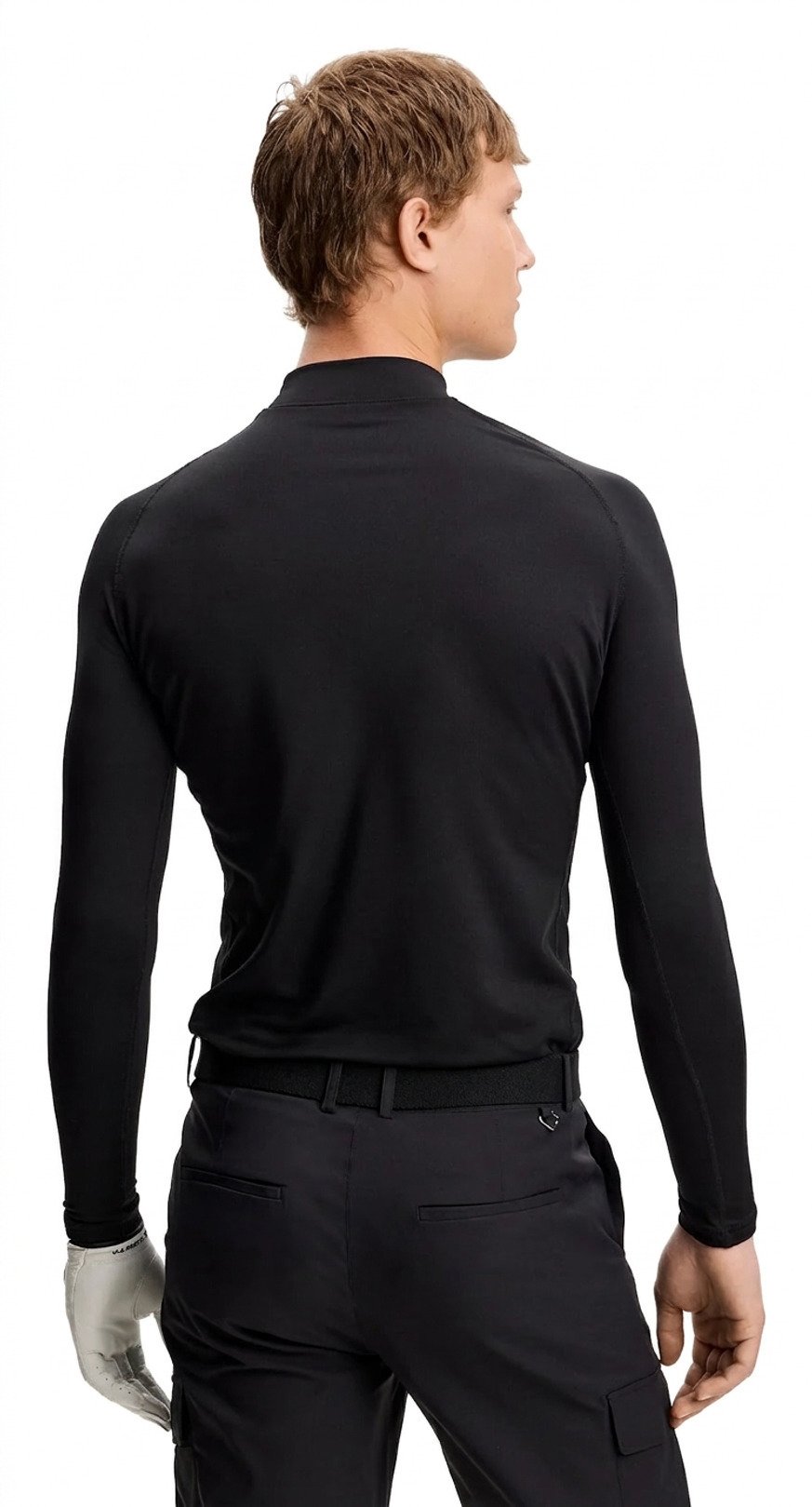 J.Lindeberg Ello Brushed herr top, svart