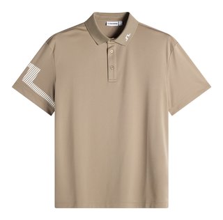 J.Lindeberg Heath herr polo, brindle