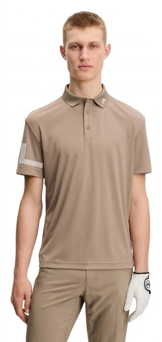 J.Lindeberg Heath herr polo, brindle