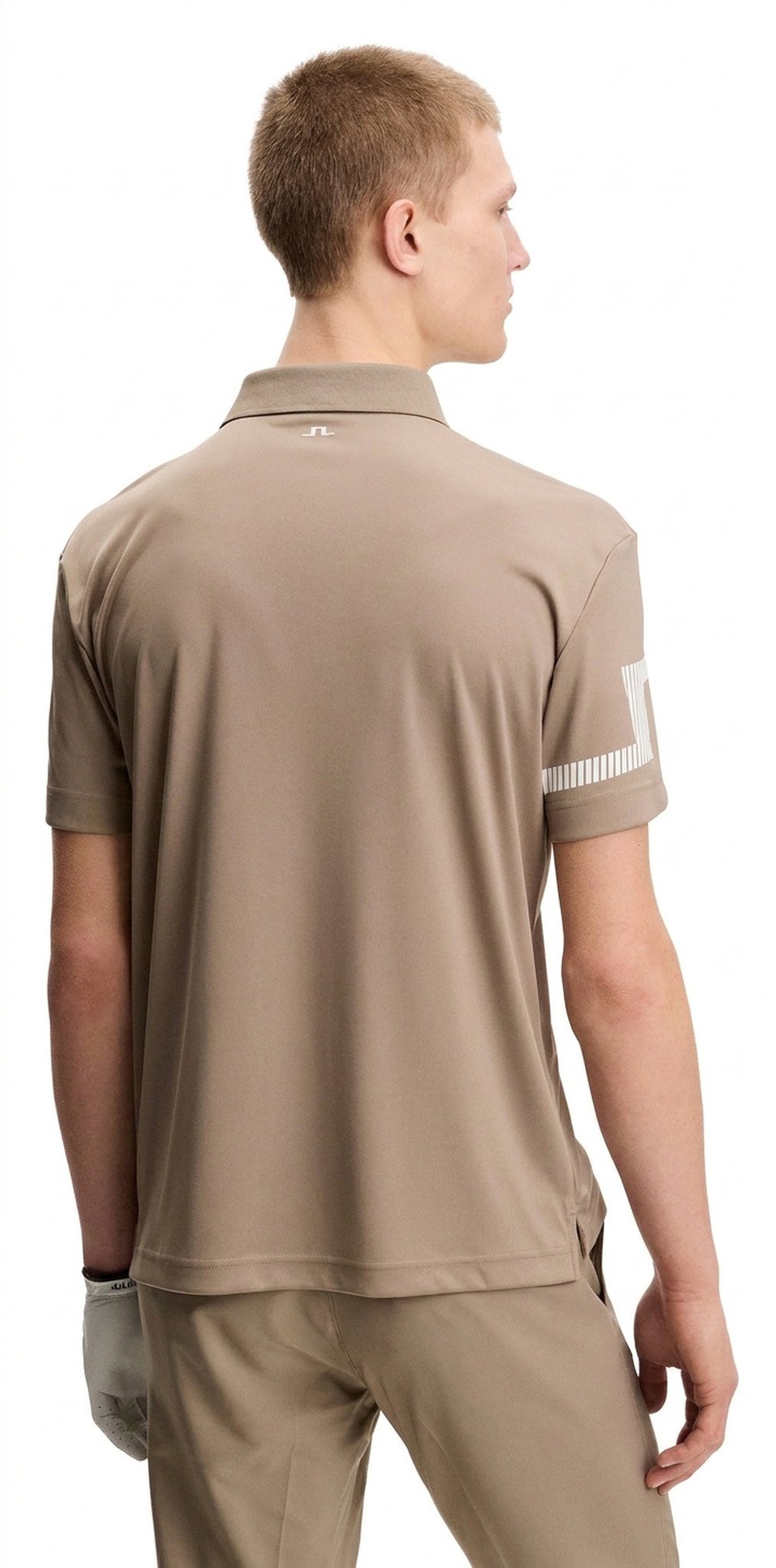 J.Lindeberg Heath herr polo, brindle