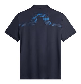 J.Lindeberg KV Print herr polo, JLNavy