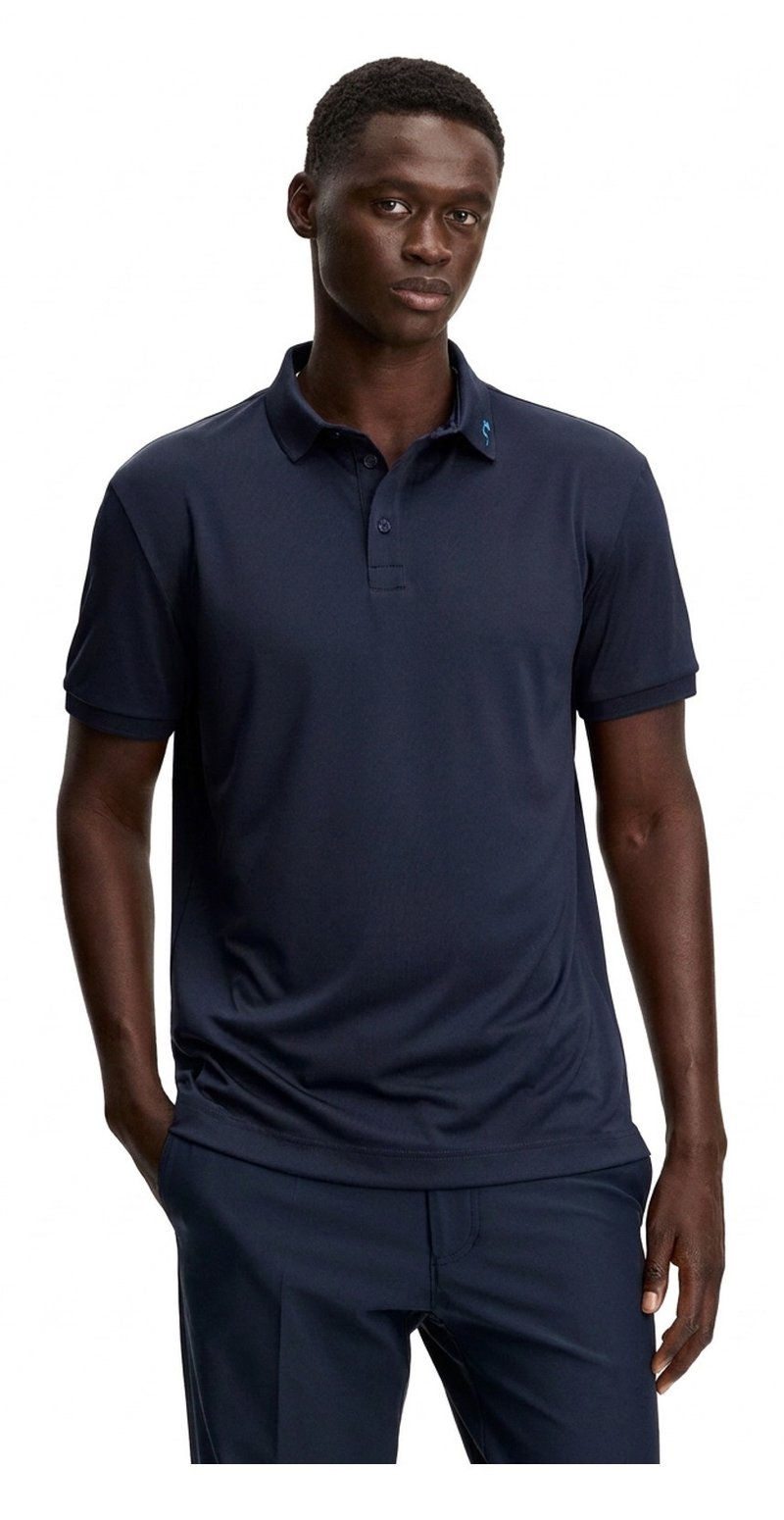 J.Lindeberg KV Print herr polo, JLNavy