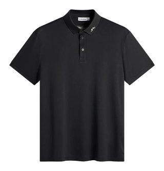 J.Lindeberg KV Print herr polo, svart