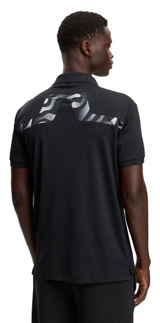 J.Lindeberg KV Print herr polo, svart