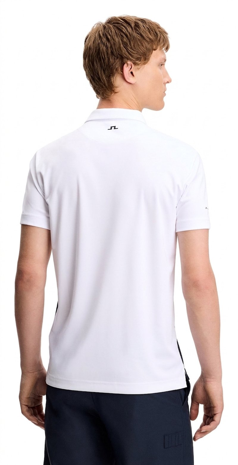 J.Lindeberg Sidd herr polo, vit
