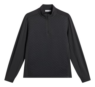 J.Lindeberg Lassy Quarter Zip Mid herr lager, svart