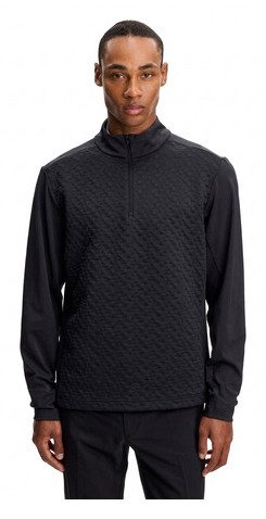 J.Lindeberg Lassy Quarter Zip Mid herr lager, svart