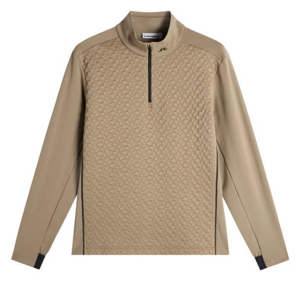 J.Lindeberg Lassy Quarter Zip Mid herr lager, brindle