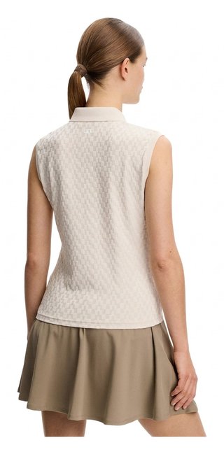 J.Lindeberg Dani sleeveless dam polo, moonbeam
