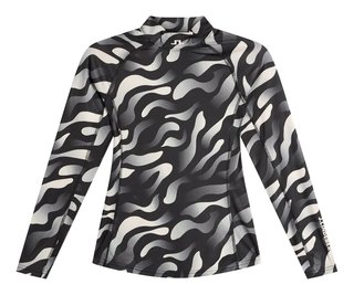 J.Lindeberg Ella Print Compression dam top, bunker fade black moonbeam