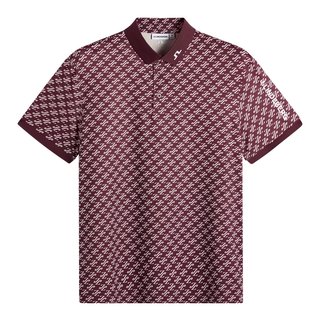 J.Lindeberg Tour Tech Print dam polo, cardi jacquard - winetasting