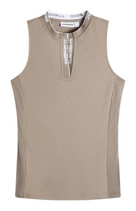 J.Lindeberg Leya Sleeveless dam polo, beige