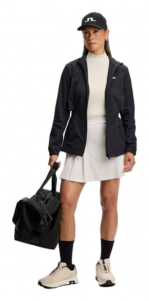 J.Lindeberg Harlow Print dam skort, bridge stack white moon