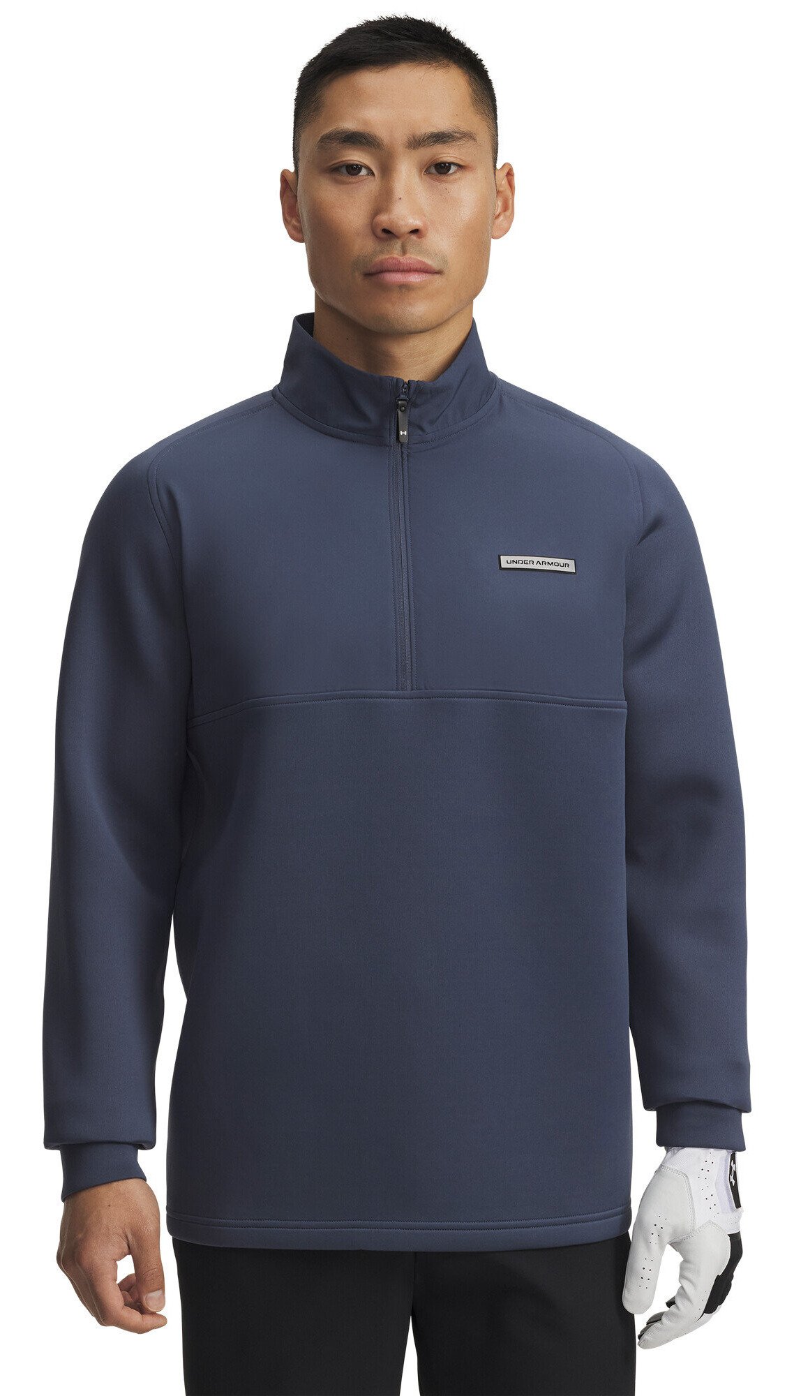 Under Armour Drive Pro Hybrid herr 1/2 zip tröja, downpour gray