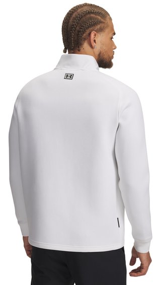 Under Armour Drive Pro Hybrid herr 1/2-zip tröja, vit/svart