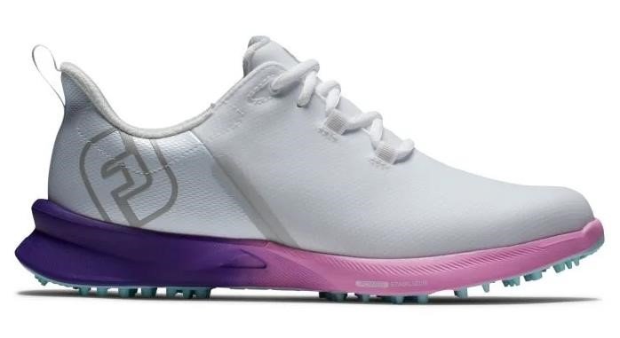FootJoy Fuel Sport dam golfskor 2023, vit/lila, UK7.5-EU41 (US9.5)