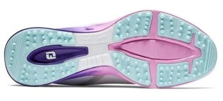FootJoy Fuel Sport dam golfskor 2023, vit/lila, UK7.5-EU41 (US9.5)