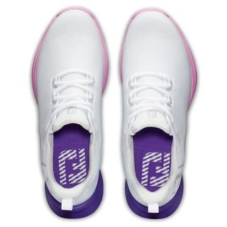 FootJoy Fuel Sport dam golfskor 2023, vit/lila, UK7.5-EU41 (US9.5)