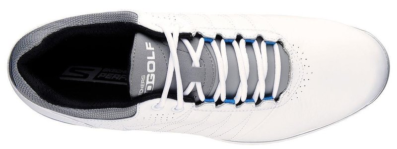 Skechers Go Golf Elite 2 herr golfskor, vit/grå/blå