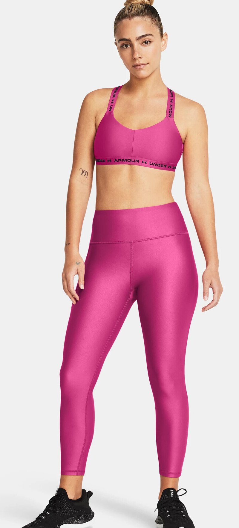 Under Armour HeatGear Armour Hi Ankle dam kompressionsleggings, astral aura