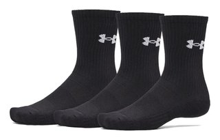 Under Armour UA Performance Cotton unisex strumpor (3-pack), ultimate black