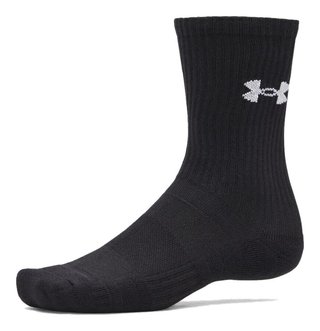 Under Armour UA Performance Cotton unisex strumpor (3-pack), ultimate black
